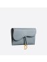 [DIOR] Long Saddle Wallet with Chain S5614CBAA_M81B