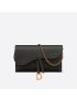 [DIOR] Long Saddle Wallet with Chain S5614CBAA_M900