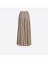 [DIOR] Long Pleated Skirt 217J19A2829_X1233