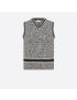 [DIOR] V Neck Sleeveless Sweater 054T01AM303_X5810