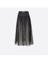 [DIOR] Mid Length Pleated Skirt 841J50A8810_X9000