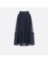 [DIOR] Flared Mid Length Skirt 221J37A8801_X5630