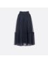 [DIOR] Flared Mid Length Skirt 221J37A8801_X5630