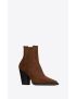 [SAINT LAURENT] theo chelsea boots in suede 6339551NX002330