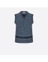 [DIOR] Sleeveless Sweater 054T01AM303_X5686