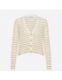 [DIOR] Mariniere Buttoned Cardigan 214G50AM903_X1998