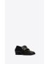 [SAINT LAURENT] solferino penny slippers in smooth leather 71102725NCC1000