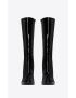 [SAINT LAURENT] otto zipped boots in patent leather 711038AAA4Q1000
