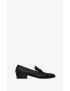 [SAINT LAURENT] solferino penny slippers in smooth leather 71101825N001000