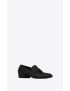 [SAINT LAURENT] solferino penny slippers in smooth leather 71101825N001000