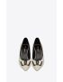 [SAINT LAURENT] anais bow pumps in smooth leather 630886AAAOF1912