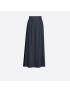 [DIOR] Long Pleated Skirt 217J19A2829_X5645