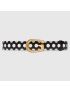 [GUCCI] Polka dot belt with G buckle 709954AAARD1042