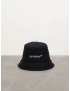[OFF-WHITE] Helvetica Bucket Hat 18487332 (Black)