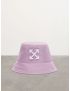 [OFF-WHITE] Arrow Bucket Hat 18531651 (Violet/White)