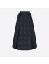 [DIOR] Macrocannage Mid Length Skirt 157J67A2827_X5645