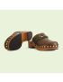 [GUCCI] Mens leather slipper with Horsebit 6993770G0P02360