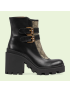 [GUCCI] Womens GG ankle boot with buckles 701100UVV201182