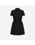 [DIOR] Fitted Dress with CD Buttons 111R07A1166_X9009