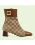 [GUCCI] Womens GG canvas ankle boot 70002321HH02582