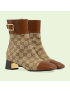 [GUCCI] Womens GG canvas ankle boot 70002321HH02582