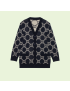 [GUCCI] Reversible GG wool jacquard cardigan 692696XKCB24492