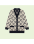 [GUCCI] Reversible GG wool jacquard cardigan 692696XKCB24492