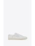 [SAINT LAURENT] sl 08 low top sneakers in smooth leather 711243AAASW9030