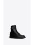 [SAINT LAURENT] army boots in smooth leather 71123400E001000