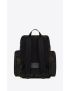 [SAINT LAURENT] city multi pocket backpack in smooth leather and nylon 437110GT57Z3076