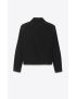 [SAINT LAURENT] classic jacket in black stonewash corduroy 695177Y04EB1025
