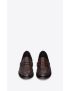 [SAINT LAURENT] le loafer penny slippers in tortoiseshell patent leather 670232AAARV2094