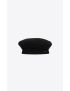 [SAINT LAURENT] classic beret in wool 7098143Y2061000