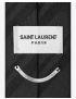 [SAINT LAURENT] matte and shiny striped tie in silk 7096853Y0021000