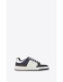 [SAINT LAURENT] sl 61 low top sneakers in perforated leather 713602AAAWR9063