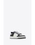 [SAINT LAURENT] sl 61 low top sneakers in perforated leather 713602AAAWR9063