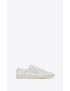 [SAINT LAURENT] sl 08 low top sneakers in smooth leather 711246AAASW9030