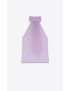 [SAINT LAURENT] lavalliere neck blouse in crepe muslin 714564Y115W5308