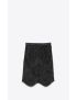 [SAINT LAURENT] midi skirt in embroidered silk tulle 709428Y467L1000