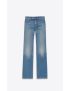 [SAINT LAURENT] clyde jeans in long beach blue denim 705103YE8634472