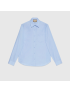 [GUCCI] Oxford cotton shirt with Double G embroidery 703396ZAK8B4910