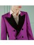 [GUCCI] Formal jacket with velvet detail 719245ZADVL5373