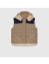 [GUCCI] GG canvas down vest with detachable hood 710586Z8A589120