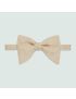 [GUCCI] Wool silk Horsebit jacquard bow tie 7209924GA109400