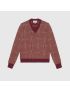 [GUCCI] Horsebit jacquard knit sweater 716358XKCO06385