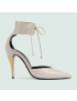 [GUCCI] Womens high heel pump with ankle cuff 715146BKO609057