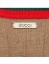 [GUCCI] Rib knit camel sweater with Web 721035XKB4A2668