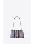 [SAINT LAURENT] jamie medium chain bag  carre rive gauche  in printed striped silk 515821FAAM01077