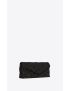 [SAINT LAURENT] sade large clutch in quilted velvet with rhinestones 655004FAANN1000