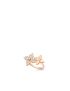 [LOUIS VUITTON] Star Blossom Ring In Pink Gold And Diamonds Q9L25A